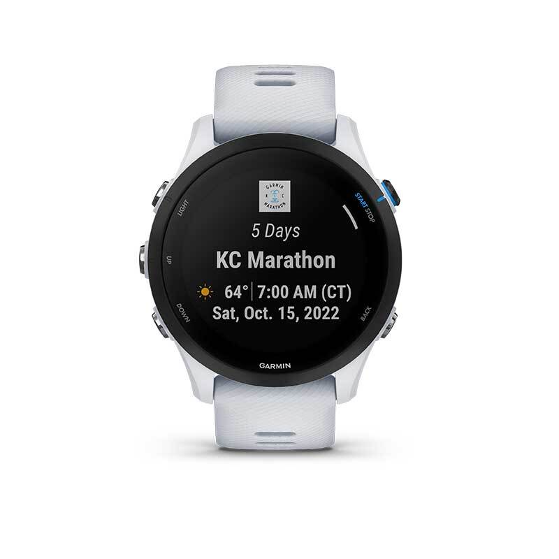 Garmin Forerunner® 255 Music GPS Running Smartwatch [Colour: White]