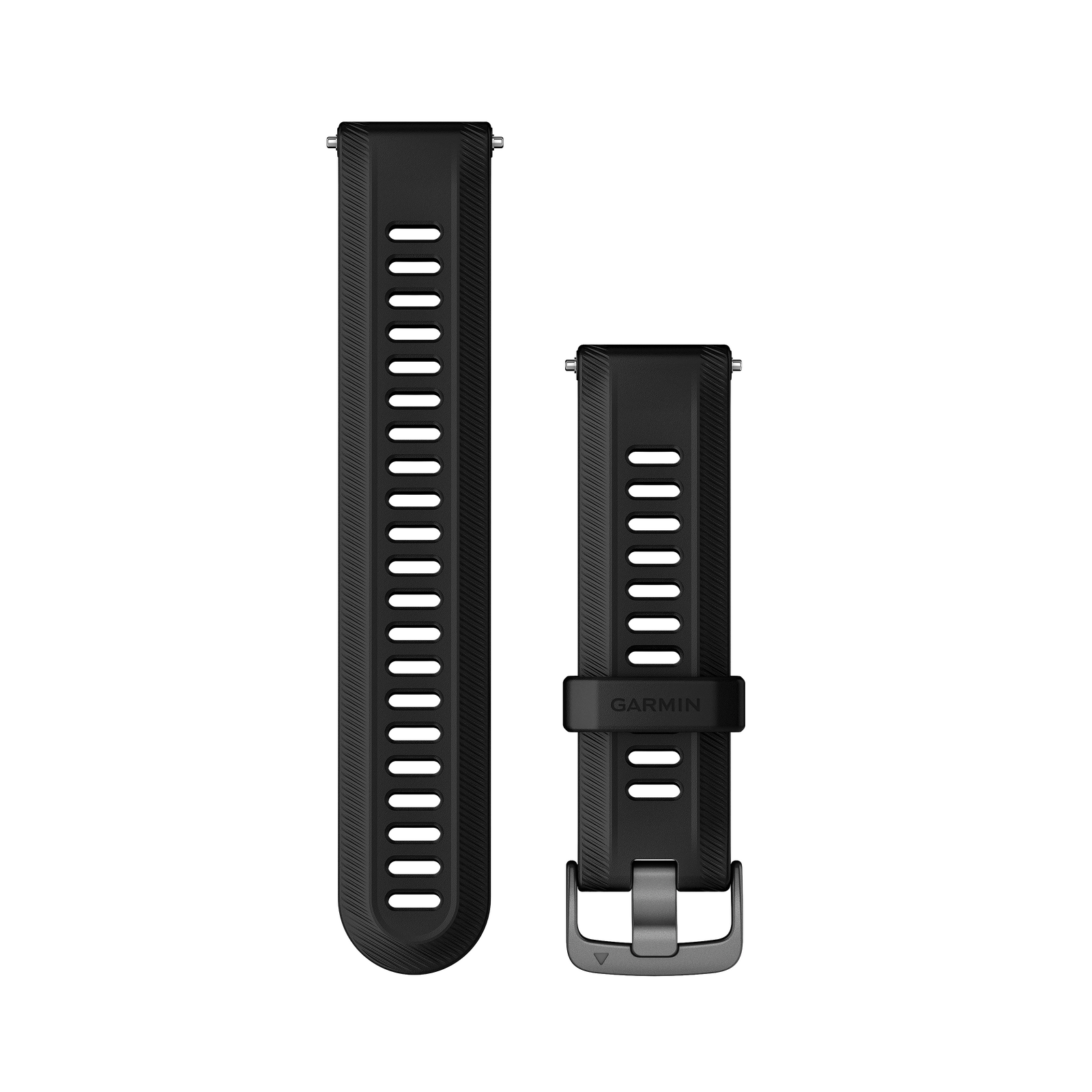 Garmin Forerunner 955 Watchband [Colour: Black w Slate Hardware]