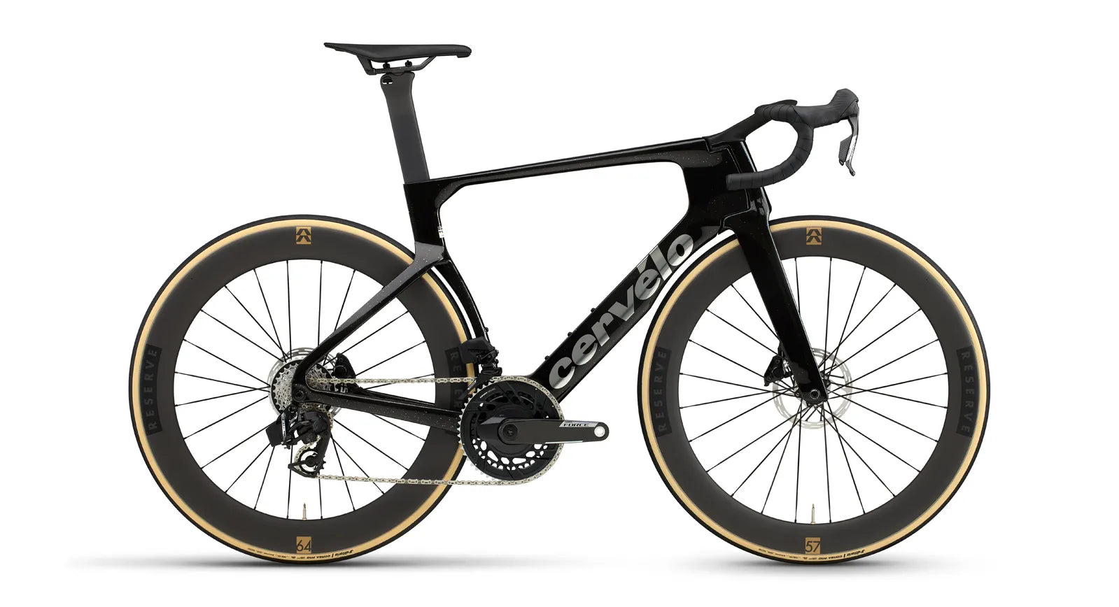 Cervélo S5 Force Aero Road Bike – Five Black - New MY27 Colourway [Size: M (54cm)]