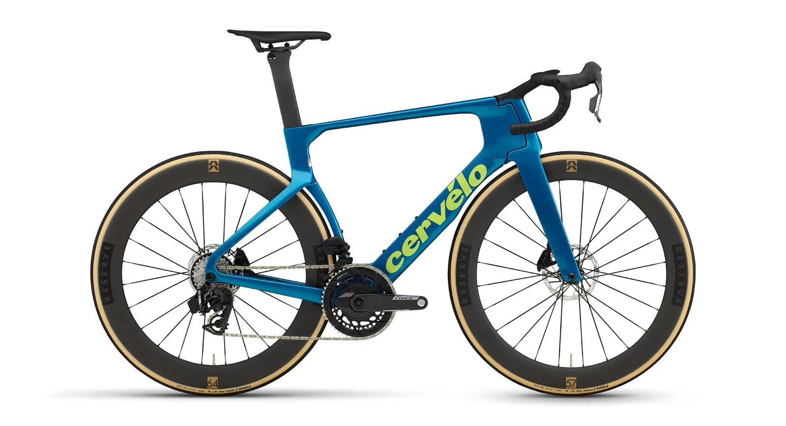 Cervélo S5 Force Aero Road Bike – Reef Blue - New MY27 Colourway [Size: L (56cm)]