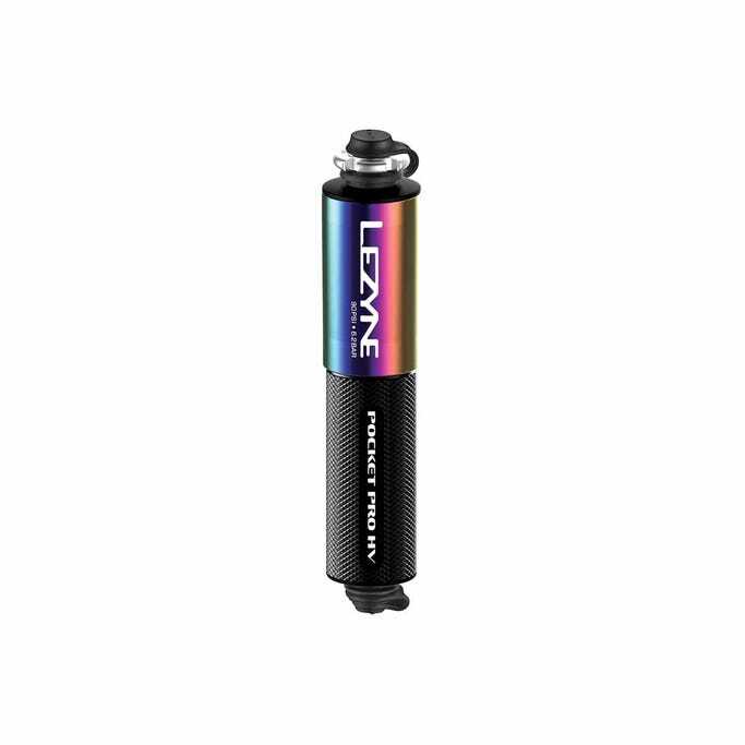 Lezyne Pocket Drive Pro HV Hand Pump [Colour: Neo Oil Slick/Black]
