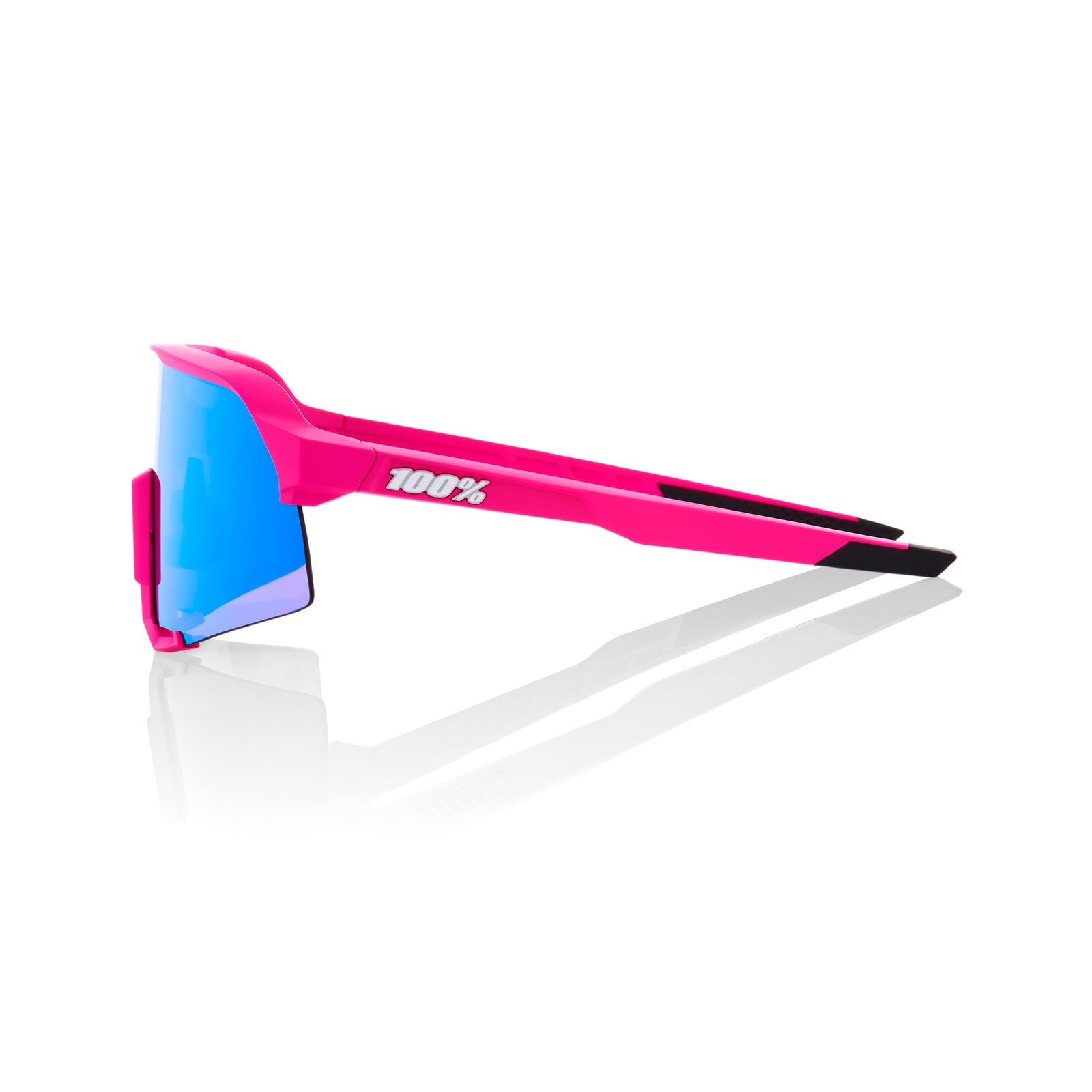100% S3 Sunglasses HiPER Blue Multilayer Mirror Lens