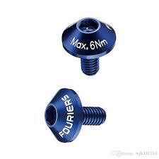 Fouriers Bottle Cage Bolts BN-M002 [Size: 10mm] [Colour: Blue]