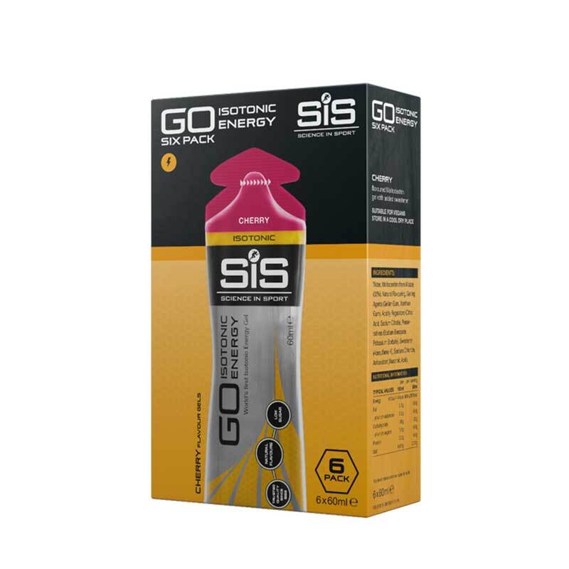 Science In Sport (SIS) GO Isotonic Energy Gel - 6 Pack [Flavour: Cherry]