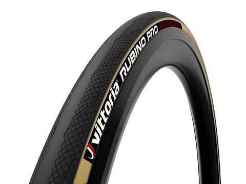 Vittoria Rubino Pro IV Folding Road Tyre [Colour: Gum Wall] [Size: 700 x 28mm]
