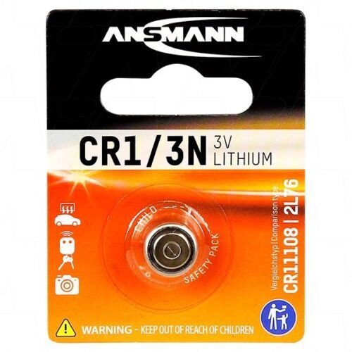Ansmann  CR1/3N Lithium Manganese Dioxide Battery for Garmin Rally