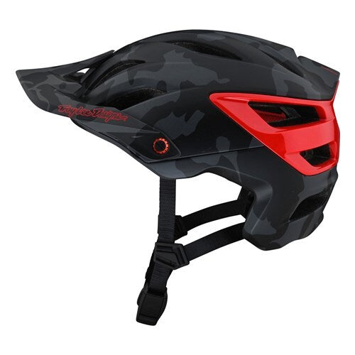 Troy Lee Designs 2022 AS A3 MIPS Helmet [Colour: Camo Grey/Red] [Size: M/L (57-59cm)]