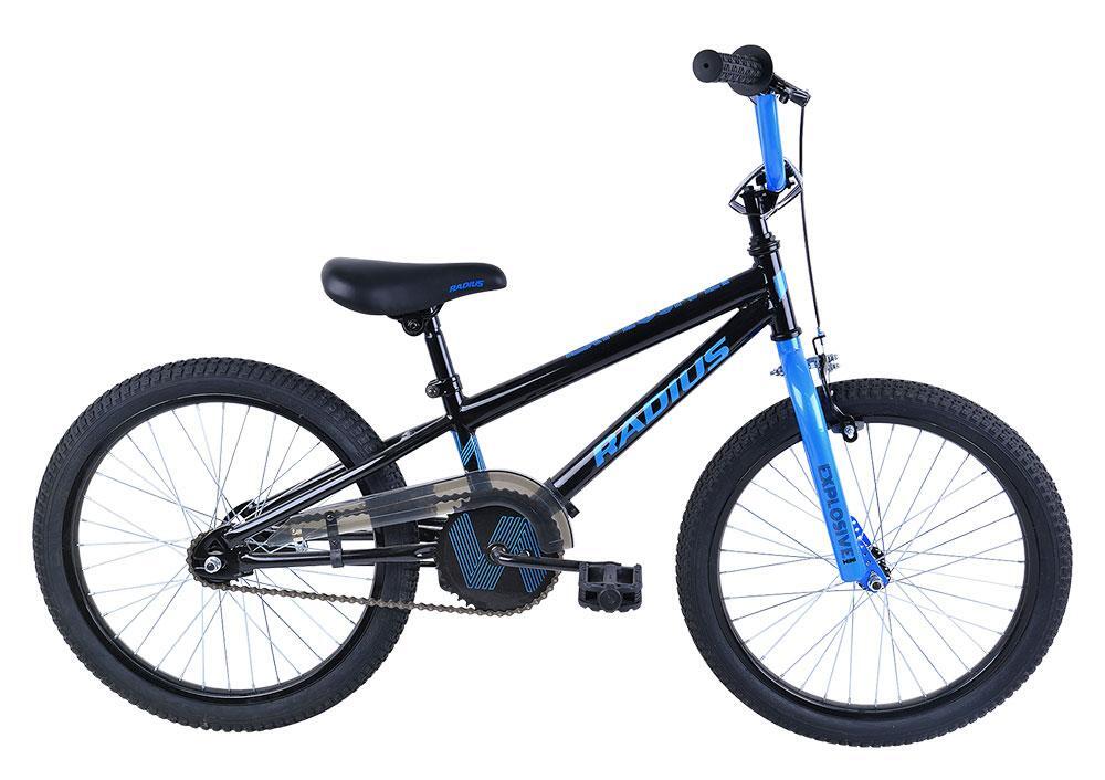 Radius #Explosive Mini 20" Kids Bike - [Colour: Gloss Black/Blue]