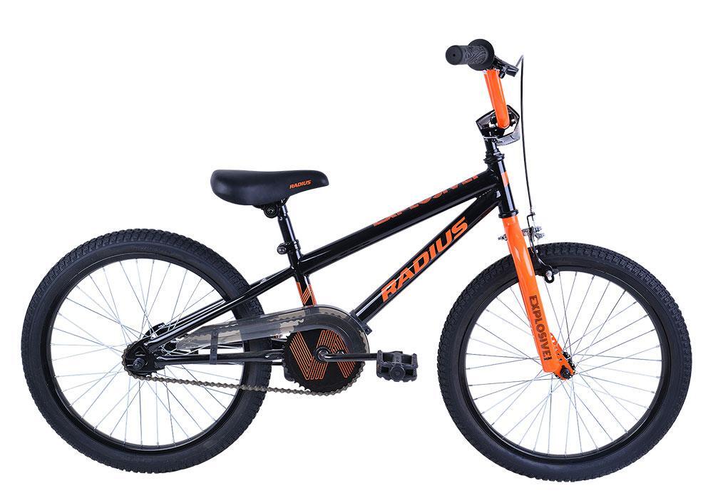 Radius #Explosive Mini 20" Kids Bike - [Colour: Gloss Black/Orange]