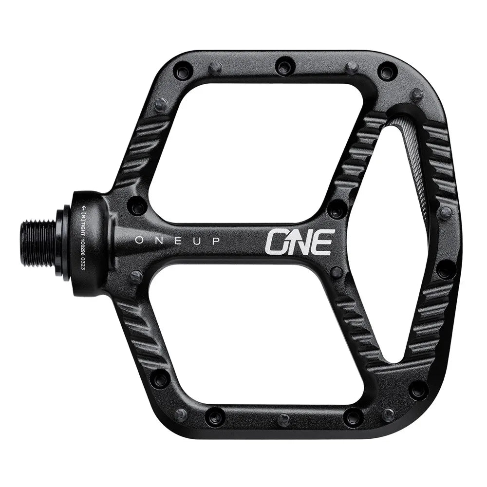 OneUp Aluminium Flat MTB Pedals [Colour: Black]