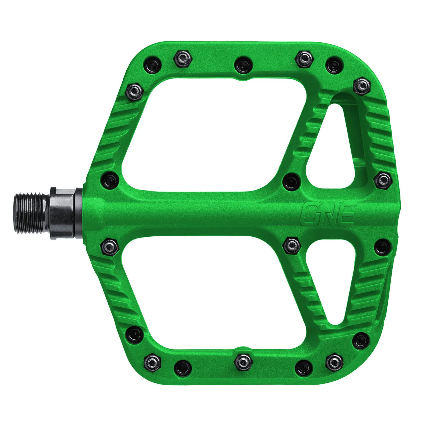 OneUp Composite Flat MTB Pedals [Colour: Green]