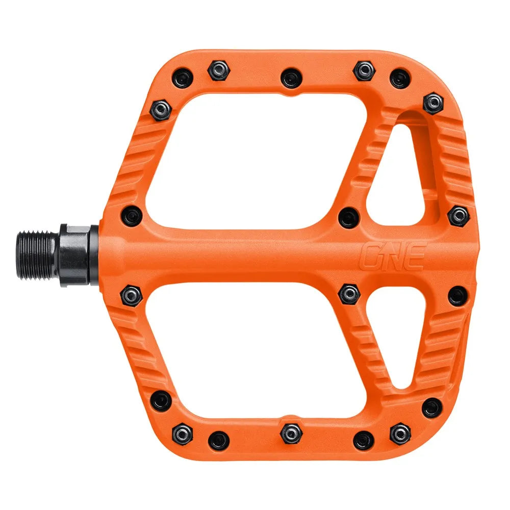 OneUp Composite Flat MTB Pedals [Colour: Orange]