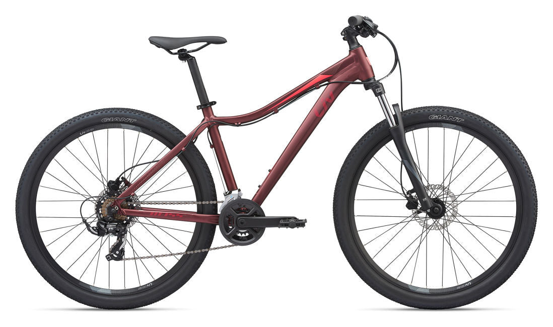 Liv 2020 Bliss 2 Disc 26 Inch Bicycle [Size: XS] [Colour: Burgundy]