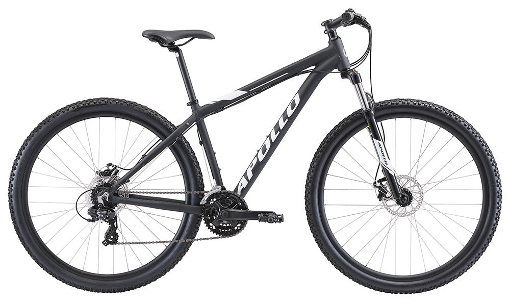 2022 Apollo Xpert 10 Hardtail Mountain Bike [Size: M] [Colour: Matte Black/White]