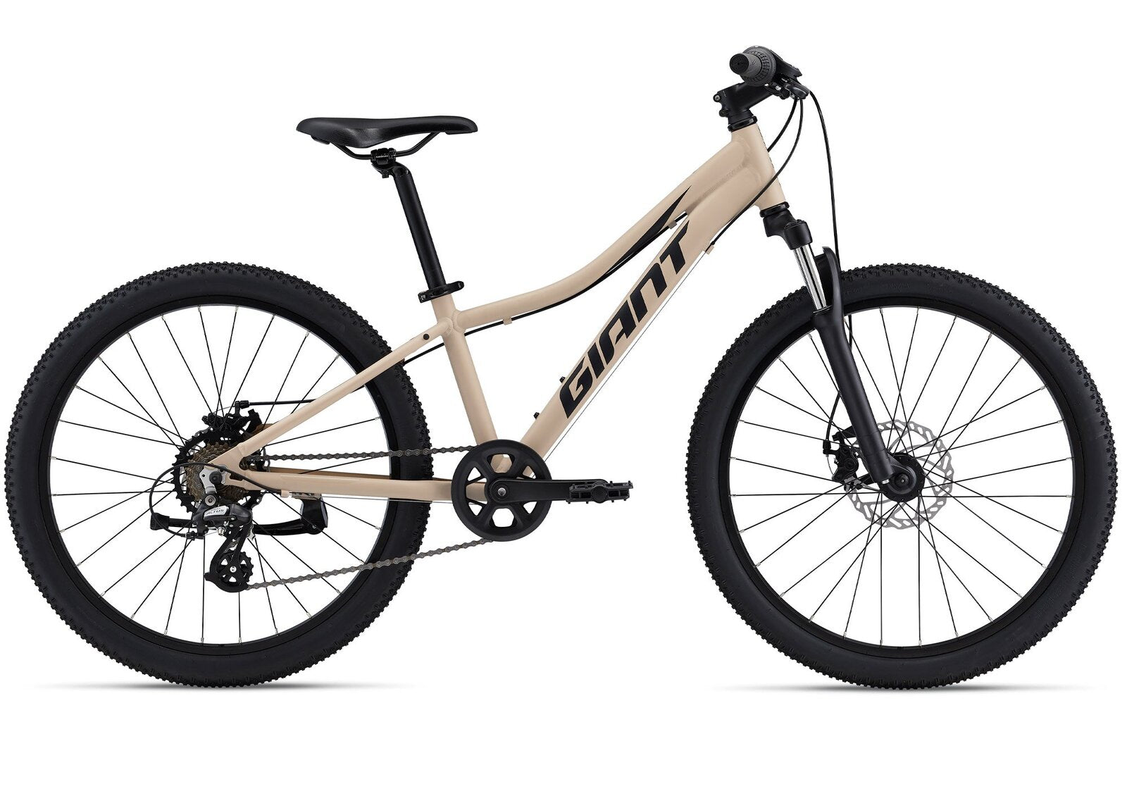 2022 Giant XTC Jr Disc 24 Kids MTB [Colour: Faded Beige]