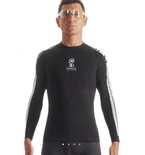 Assos Skinfoil LS Early Winter Base Layer [Colour: Black] [Size: XL/XXL]