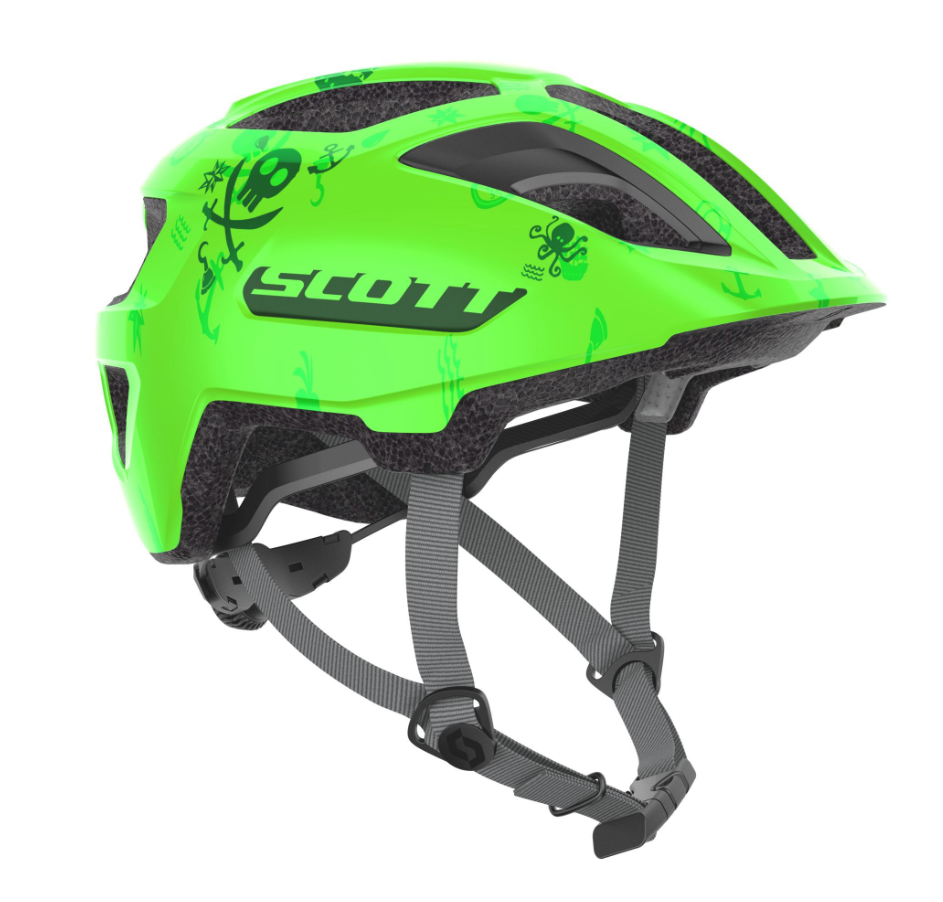 Scott Spunto Junior Helmet [Colour: Fluro Green]