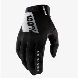 100% RIDEFIT Gloves Black [Colour: Black] [Size: Extra Large]