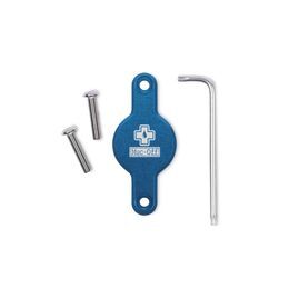 Muc Off Secure Tag Bottle Cage Mount [Colour: Blue]