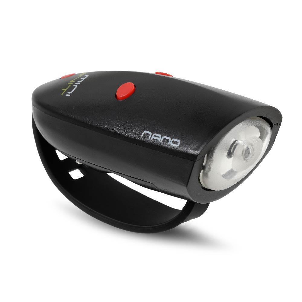Hornit Nano Bike Horn w Light [Colour: Black/Red]