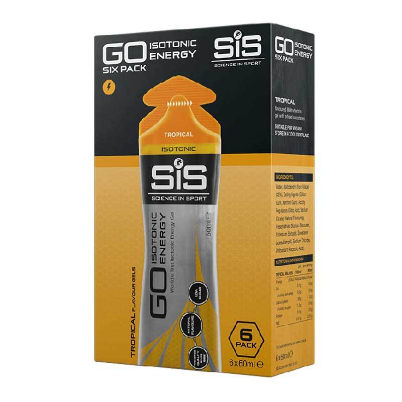 Science In Sport GO Isotonic Energy Gel - 6 Pack [Flavour: Tropical]