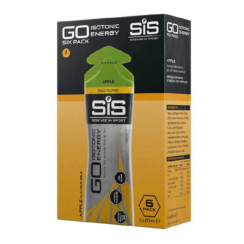 Science In Sport GO Isotonic Energy Gel - 6 Pack [Flavour: Apple]