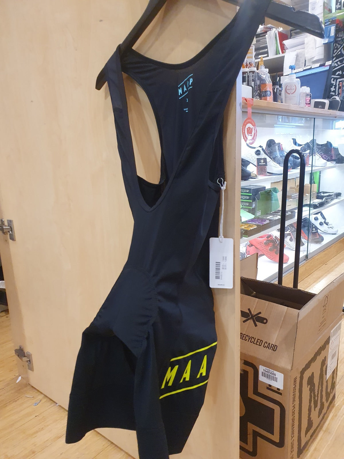 Maap Team Bib 2.0 Yellow/Black [Size: XS]
