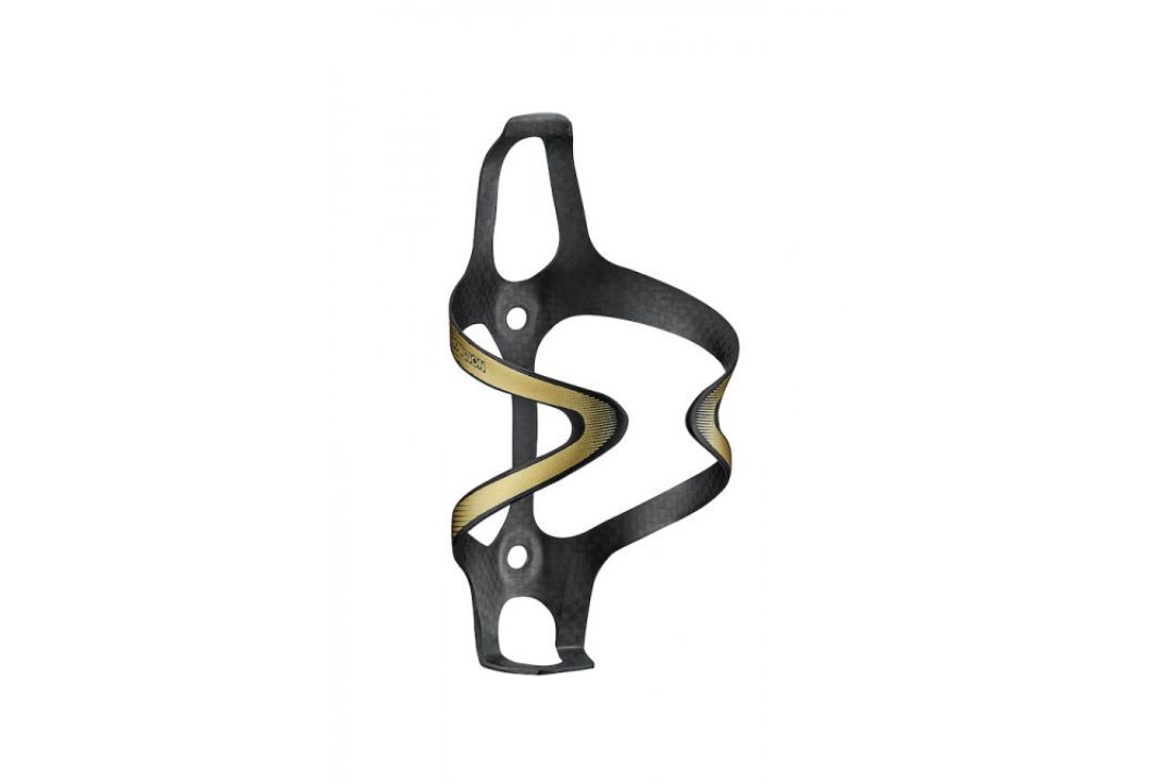 Ciclovation Premium Carbon Single Bottle Cage [Colour: Flash Gold]