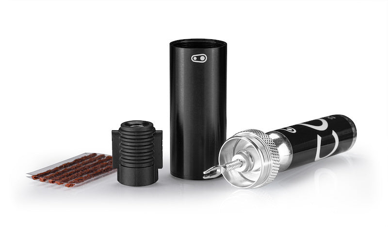 Crankbrothers Cigar Tool (Compact Tubeless Tyre Repair Kit) [Colour: Black/Silver]