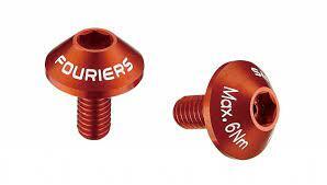 Fouriers Bottle Cage Bolts BN-M002 [Size: 10mm] [Colour: Orange] 