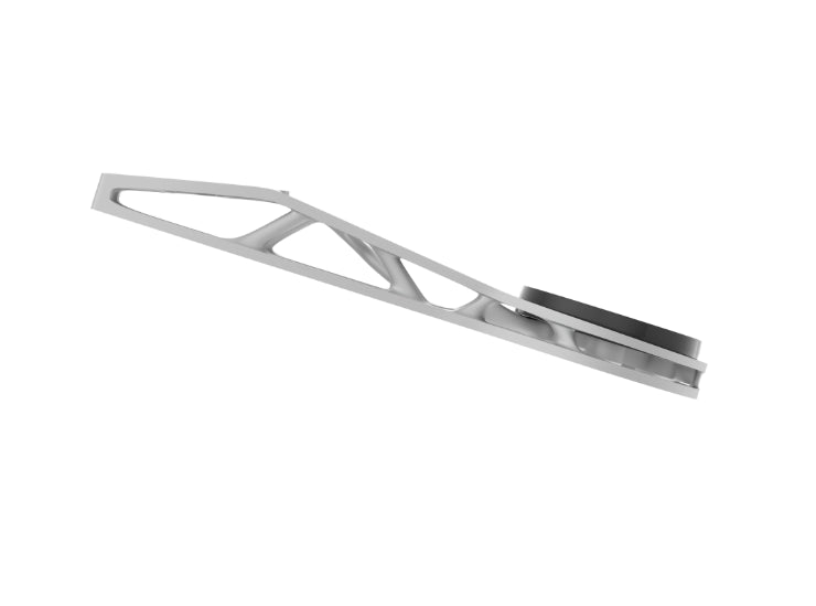 Syncros 3D iC Inspir3d SL Front Computer Mount - Large - Raw Alloy (For New Syncros Integrated Cockpit w Computer Flat Mount)