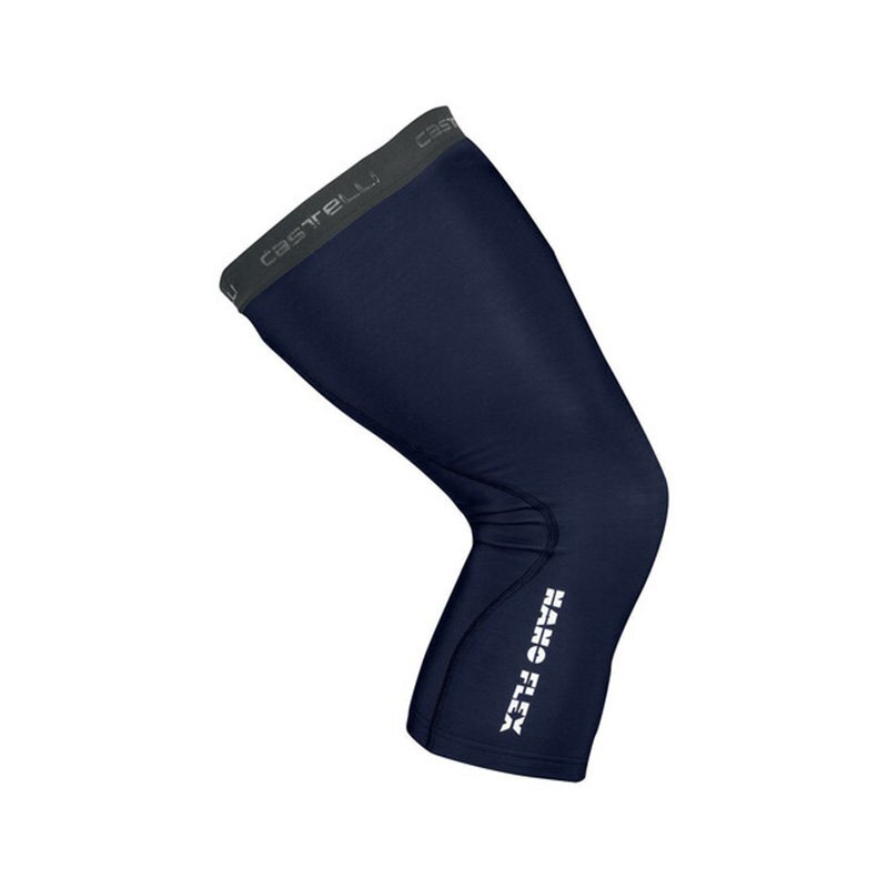 Castelli Nano Flex 3G Knee Warmer Savile Blue - XL