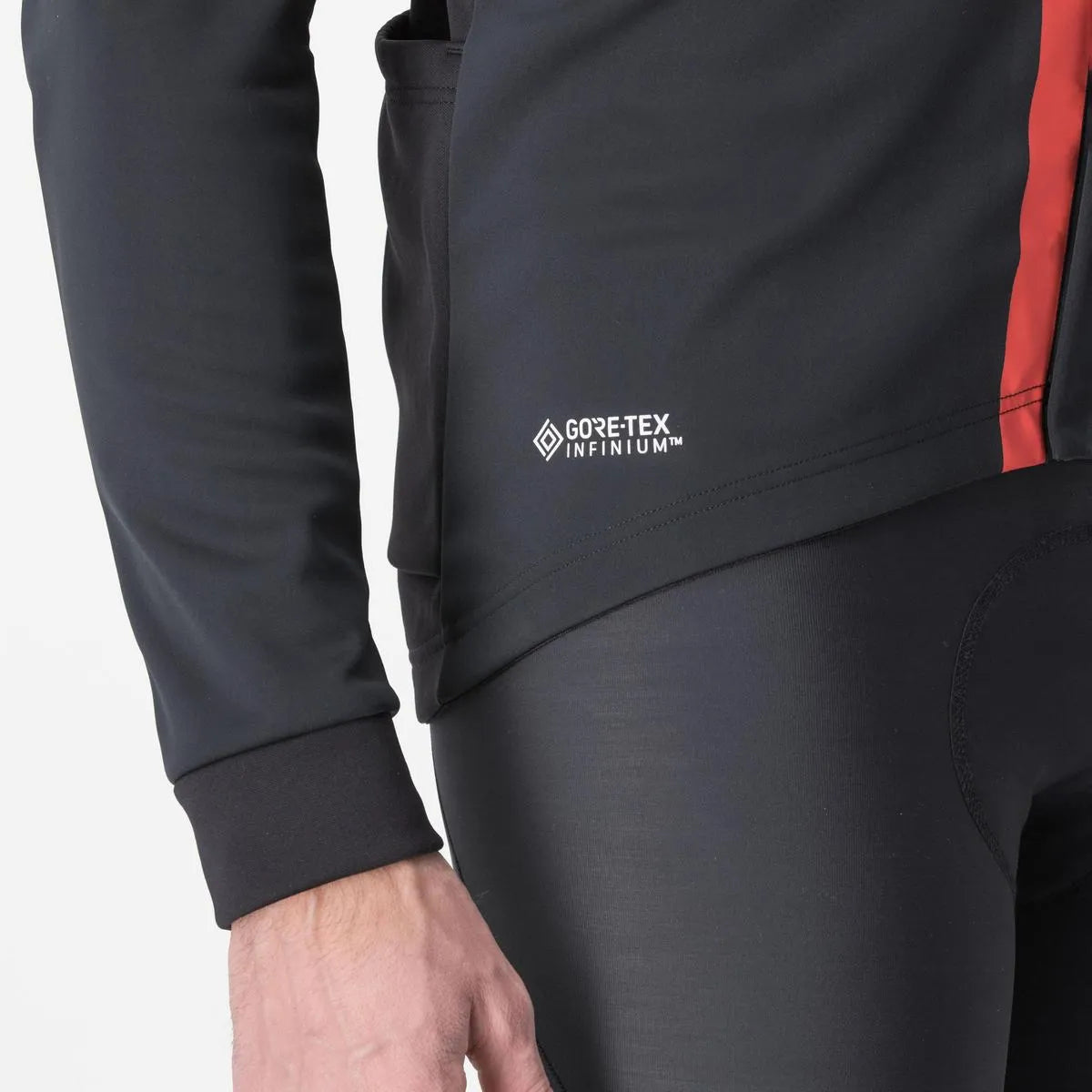 Castelli Entrata Jacket Light [Size: M] [Colour: Black/Red]