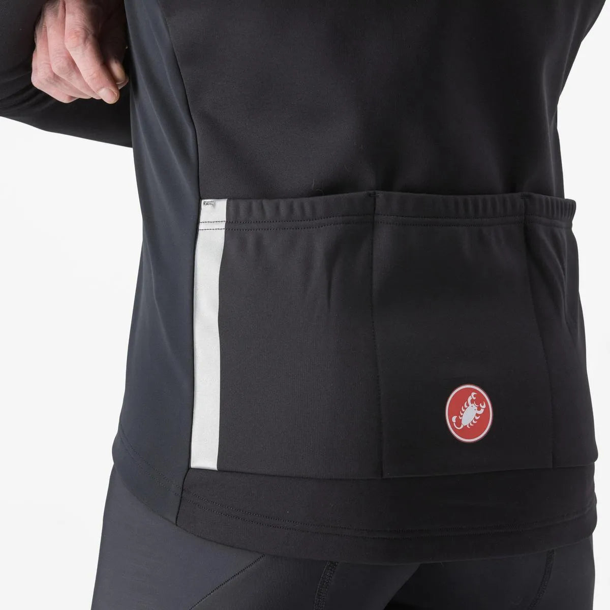 Castelli Entrata Jacket Light [Size: M] [Colour: Black/Red]