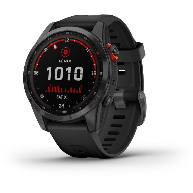 Garmin Fēnix 7S Solar Multisport GPS Watch [Colour: Slate Gray/Black Band]
