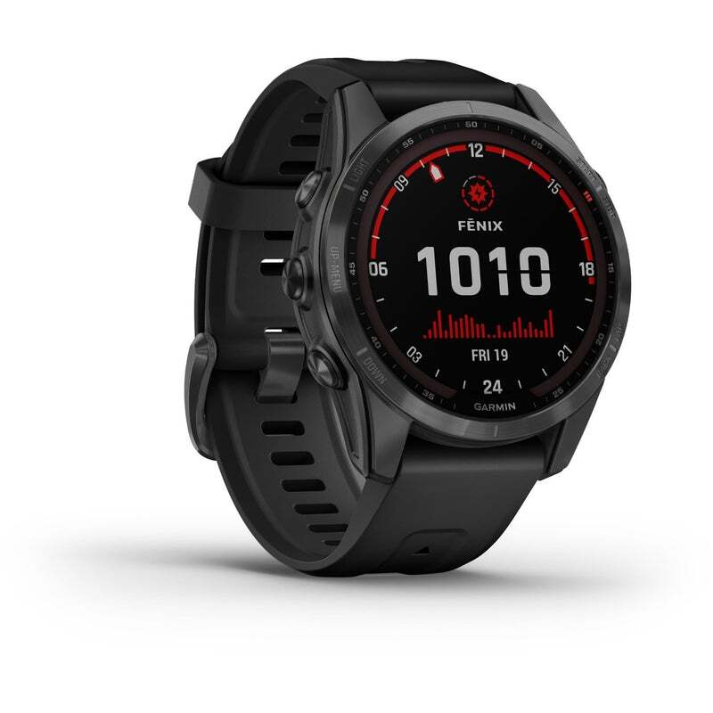 Garmin Fēnix 7S Solar Multisport GPS Watch [Colour: Slate Gray/Black Band]