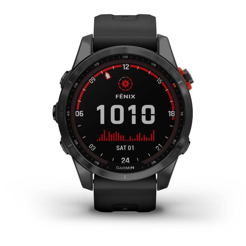 Garmin Fēnix 7S Solar Multisport GPS Watch [Colour: Slate Gray/Black Band]