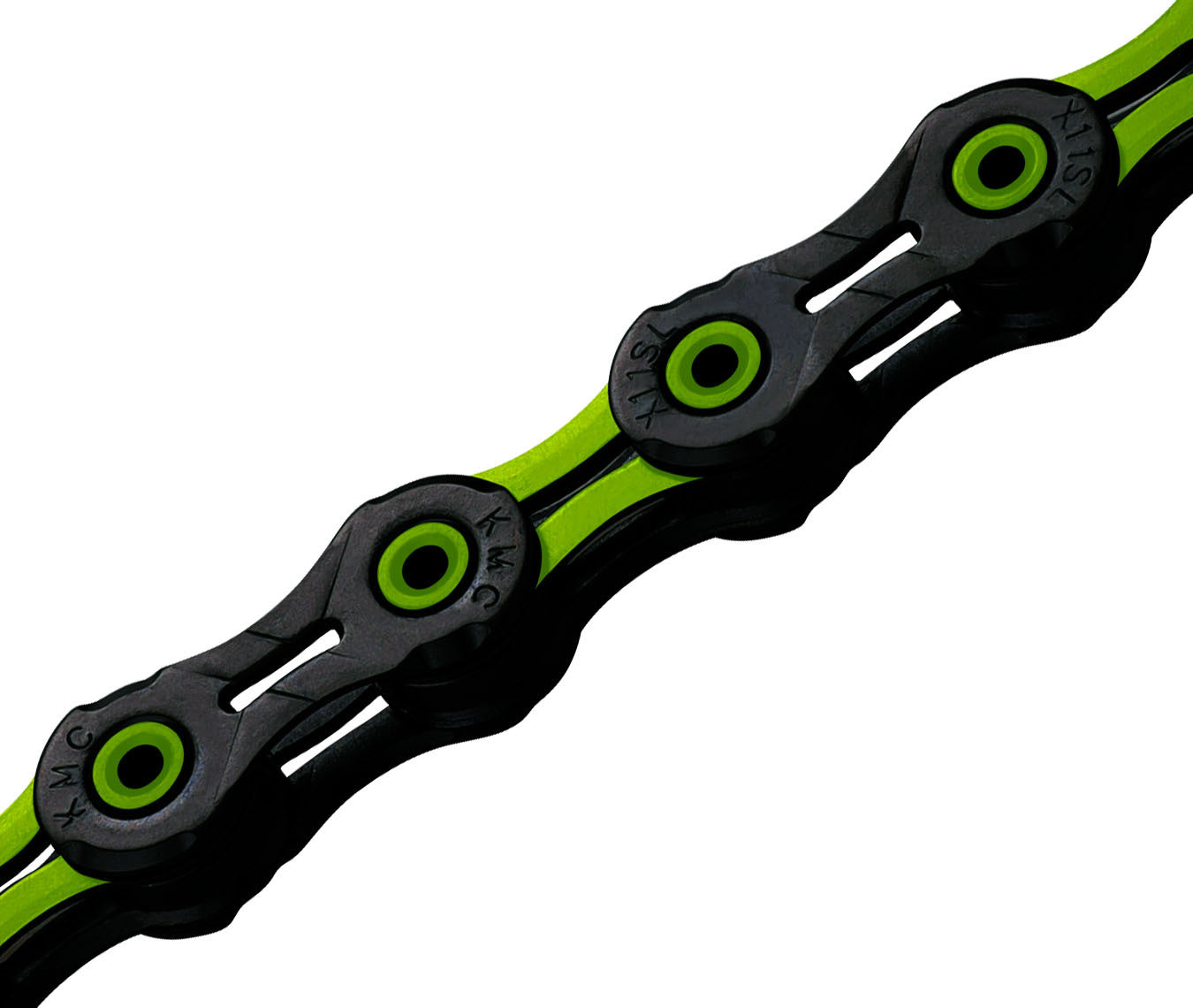 KMC DLC11 11 Speed Chain [Colour: Green/Black] [Speed: 11 Speed]
