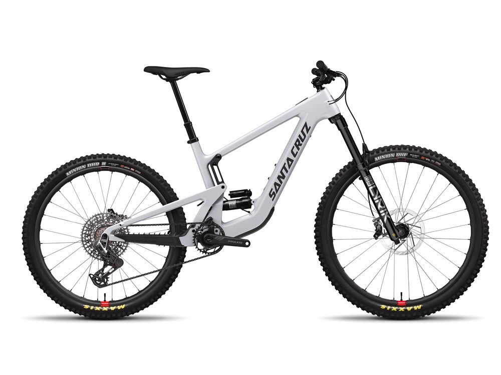2024 Santa Cruz Heckler SL 1 CC MX XO AXS-Kit w Reserve Wheels [Colour: Matte Silver] [Size: M]