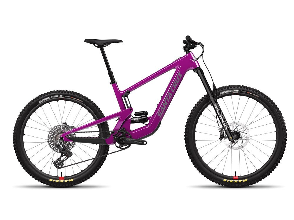 2024 Santa Cruz Heckler SL 1 CC MX XO AXS-Kit w Reserve Wheels [Colour: Gloss Magenta] [Size: XL]