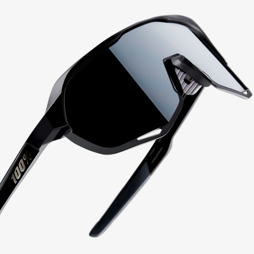100% S2 Sunglasses Soft Tact Black Smoke Lens