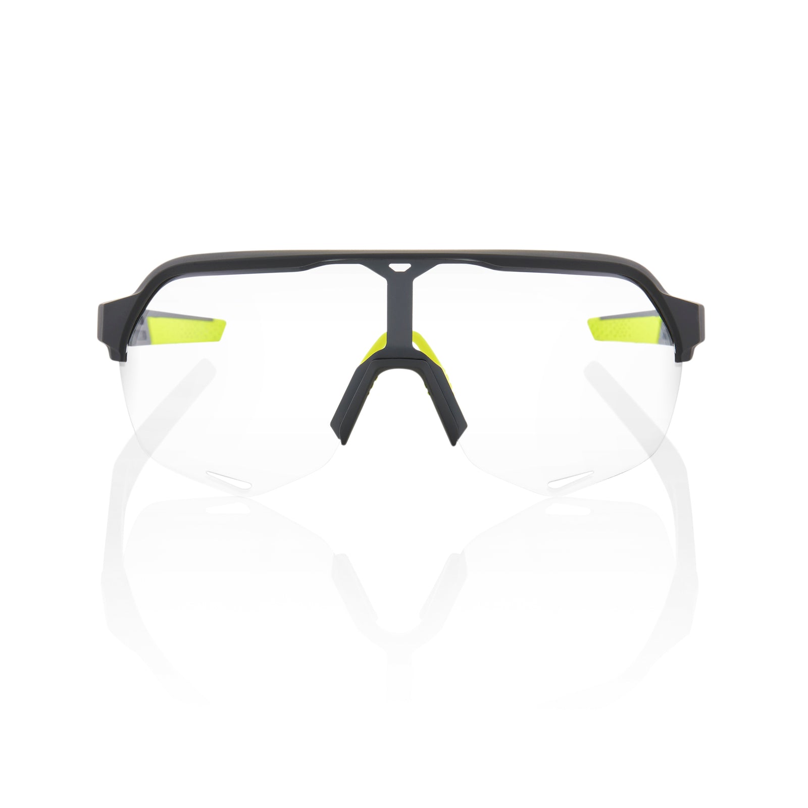 100% S2 Sunglasses Soft Tact Cool Grey Photochromic Lens