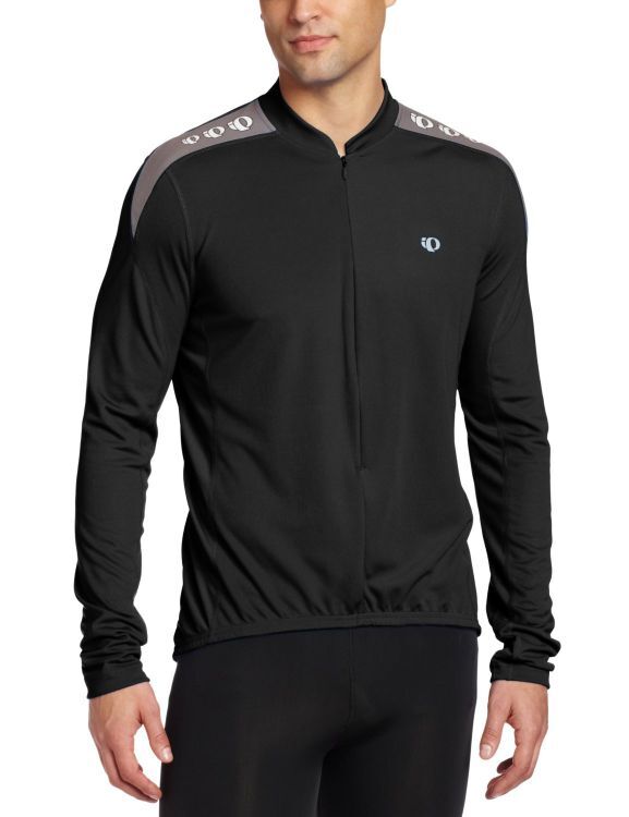 PI Jersey-QUEST Long Sleeve [Colour: Black] [Size: XL]
