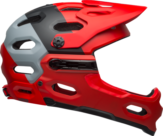 Bell Super 3R MIPS Helmet [Size: Medium (55-59cm)] [Colour: Matte Crimson/Black]