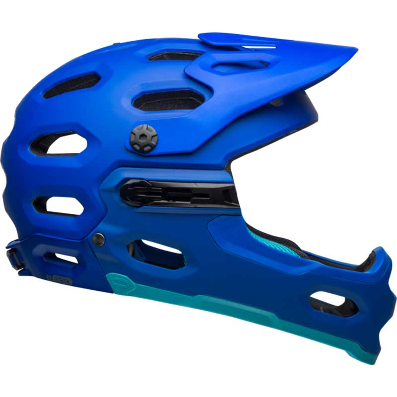 Bell Super 3R MIPS Helmet [Size: Medium (55-59cm)] [Colour: Matte Blue/Bright Blue]