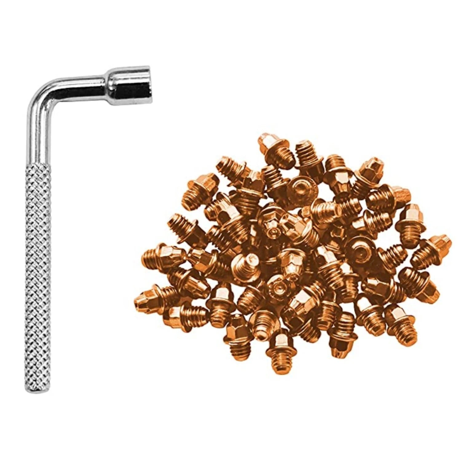 FUNN - Stud Kit - Black Magic (Stud + Nuts 32 Pieces / Side Cap 2 Pieces - 4mm Wrench) [Colour: Gold]