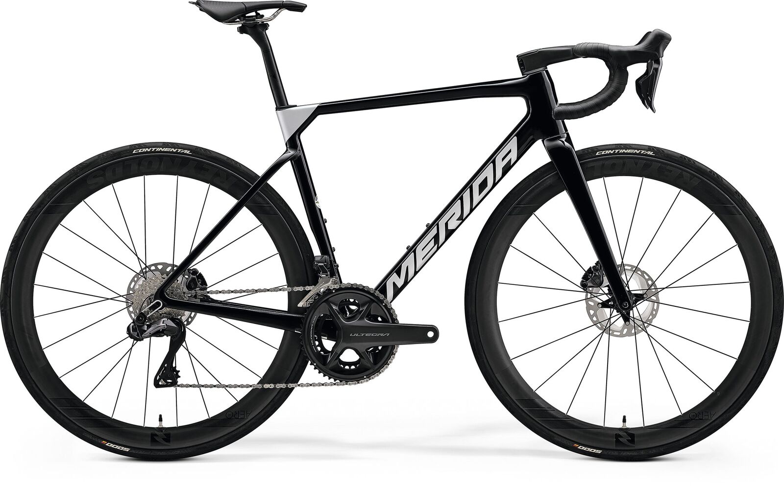 2022 Merida Scultura 9000 - Metallic Black (Silver)