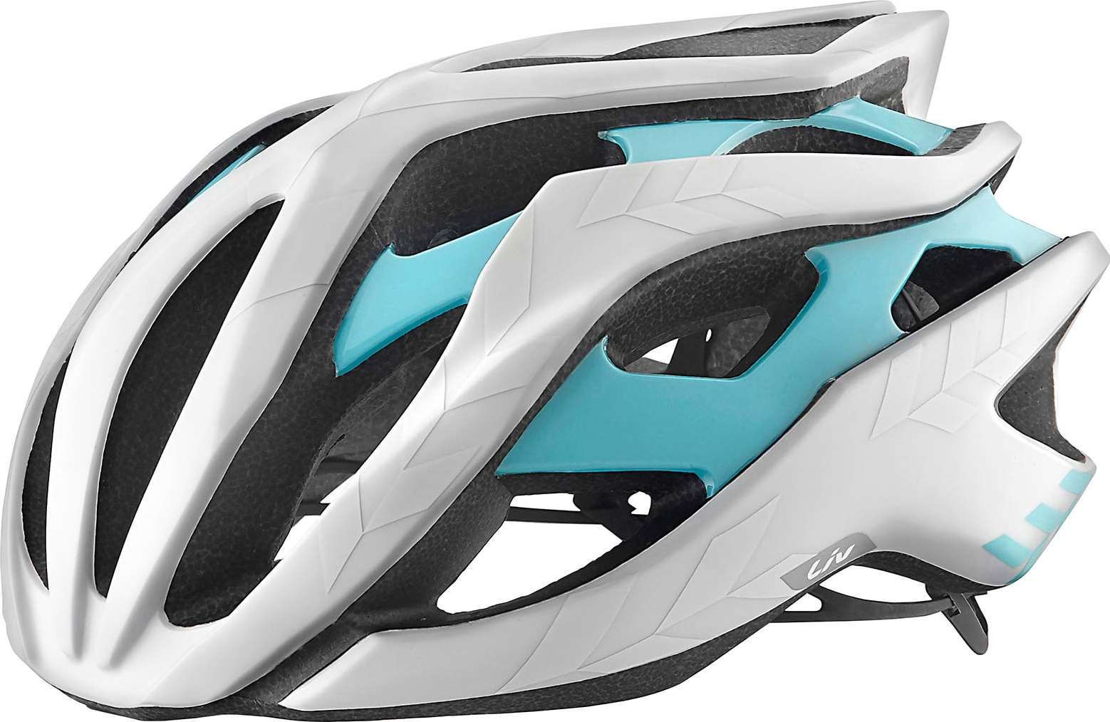 Liv Rev Road Helmet [Size: S (51-55cm)] [Colour: White/Aqua]
