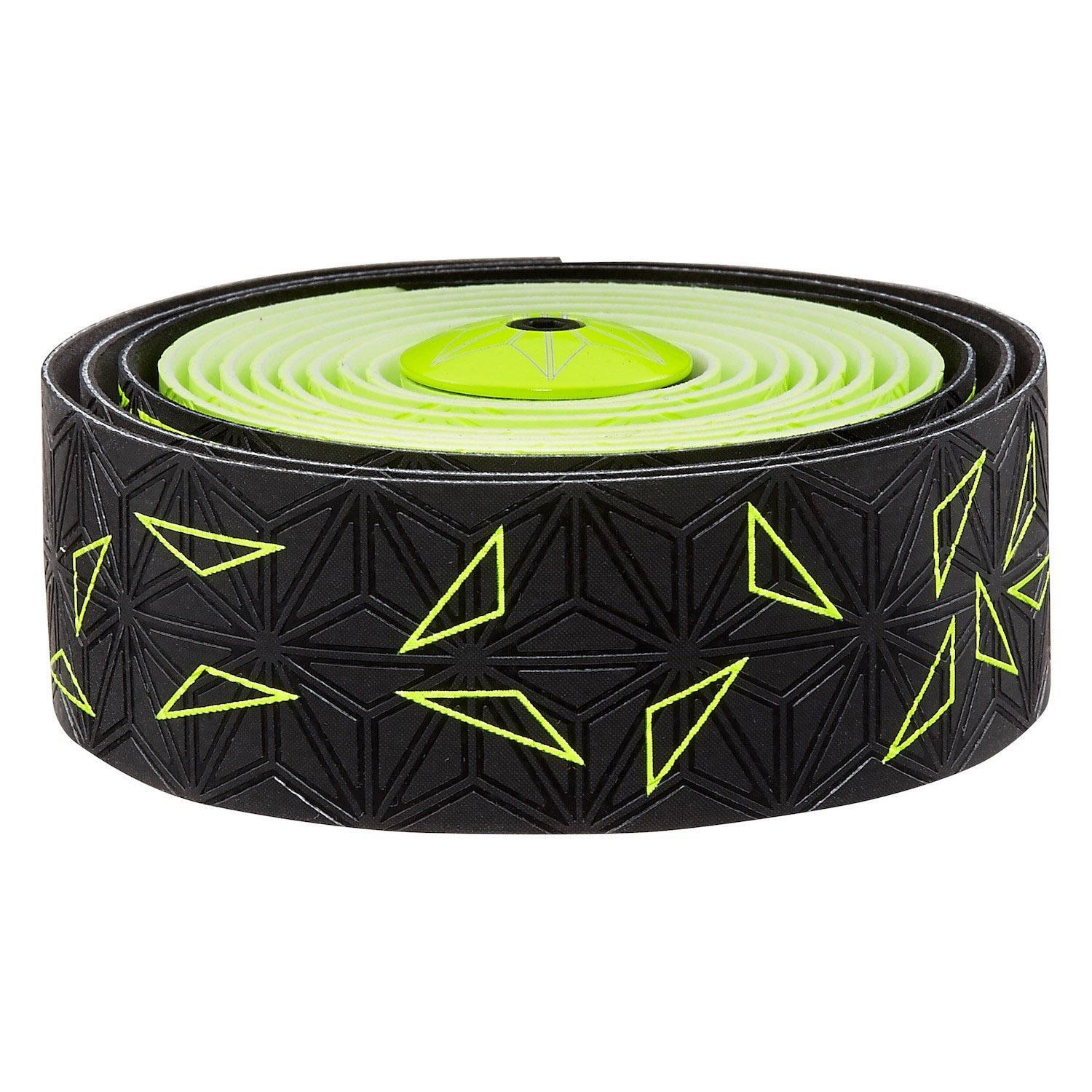 Supacaz Super Sticky Kush Bar Tape - Star Fade [Colour: Neon Yellow]