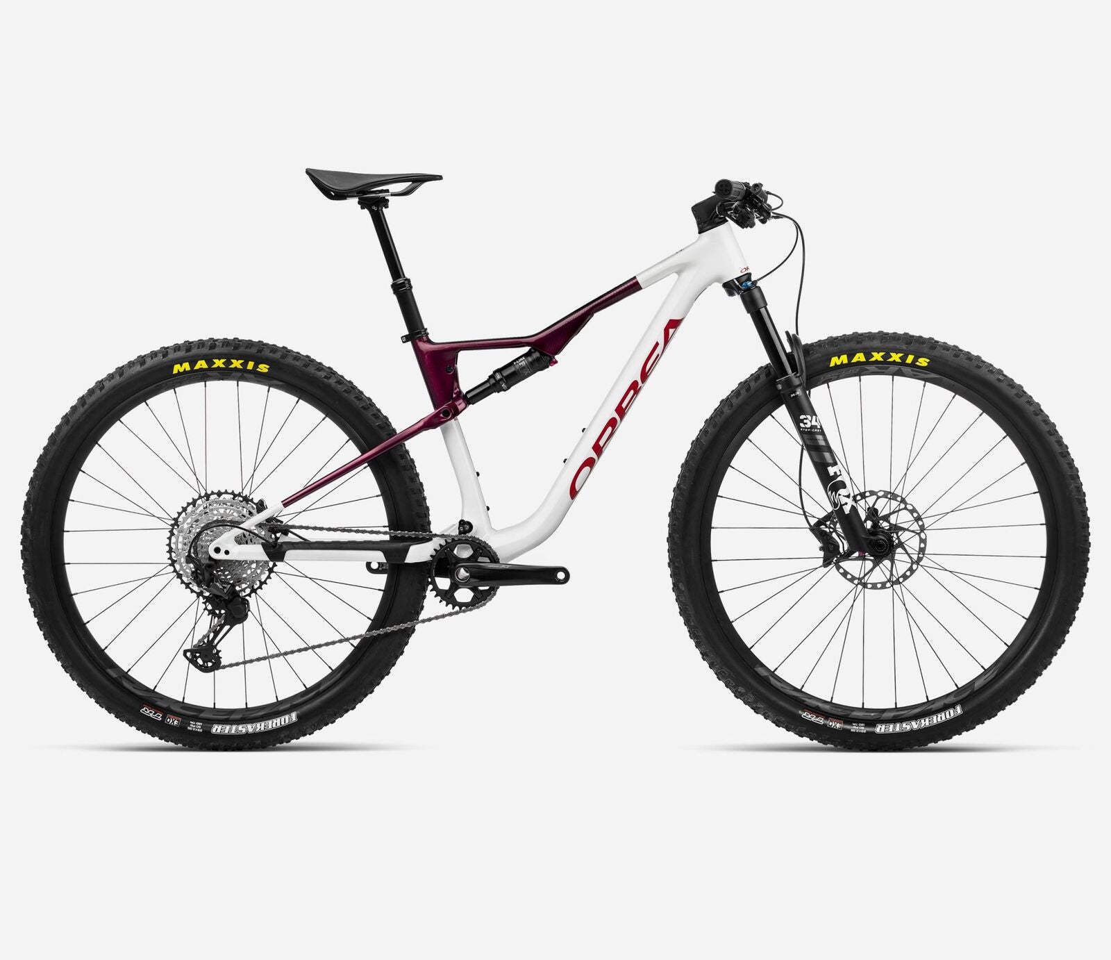 2023 Orbea Oiz H10 White/Red XC Dual Suspension MTB